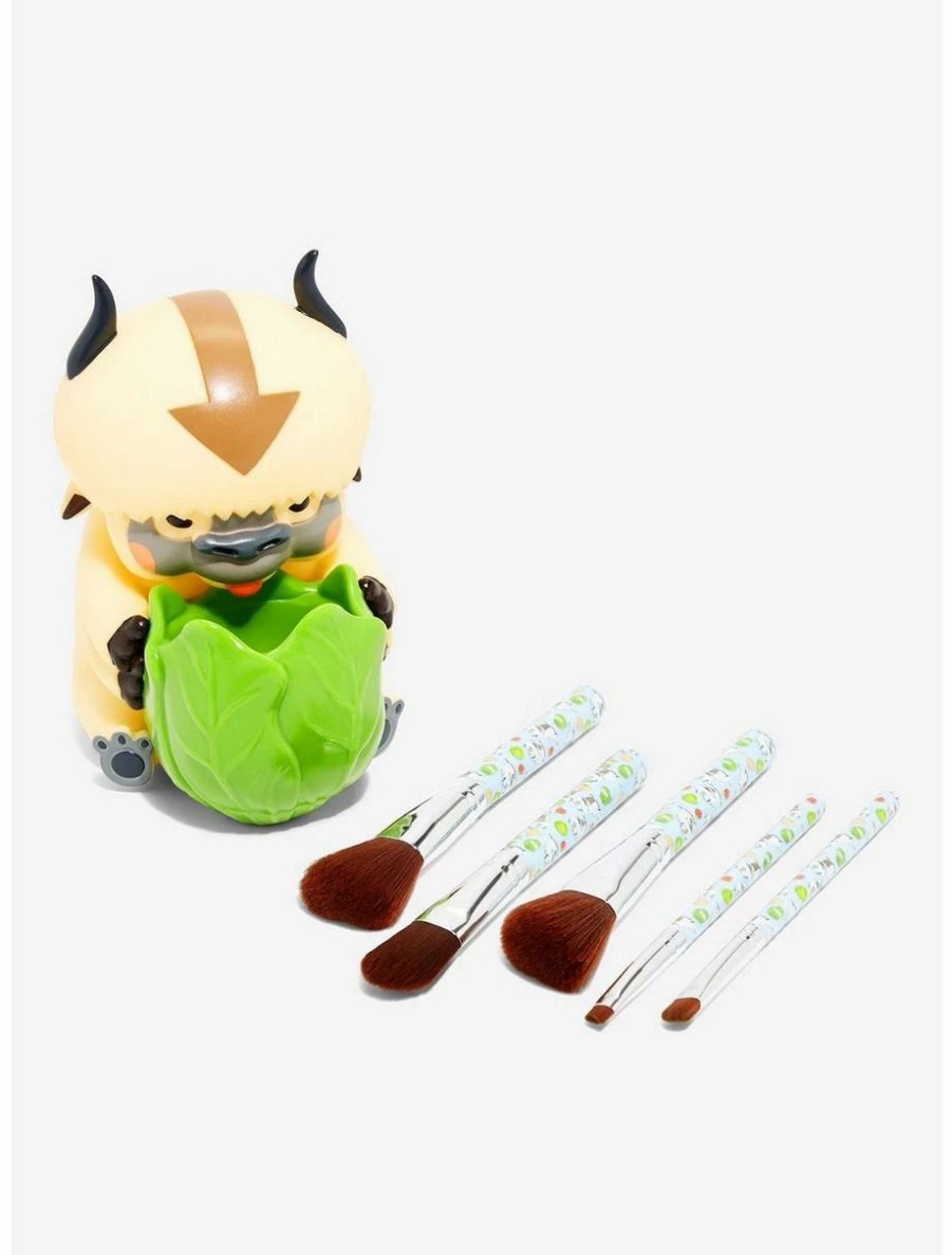 * Beauty Avatar: The Last Airbender Appa & Cabbage Makeup Brush Set Boxlunch Exclusive | Beauty