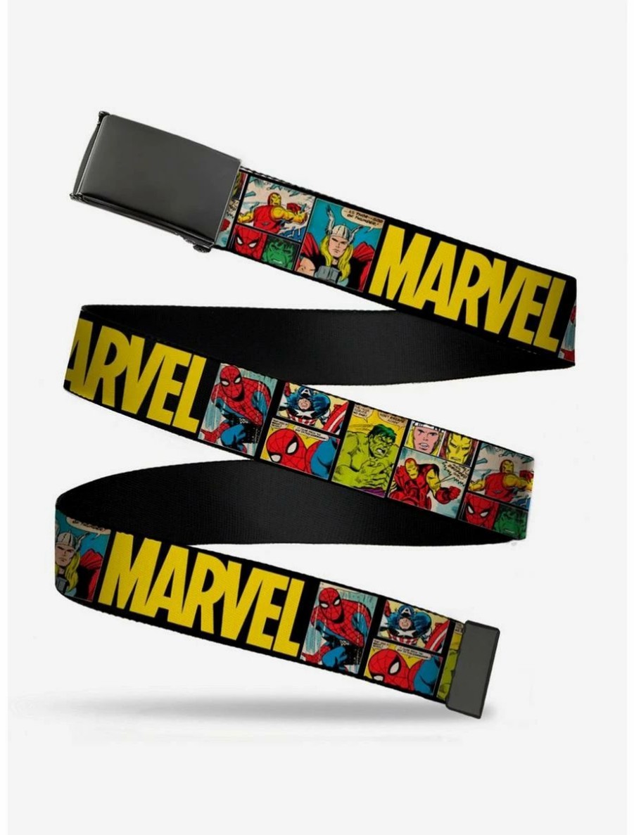 * Belts Marvel Retro Comic Panels Clamp Belt | Belts