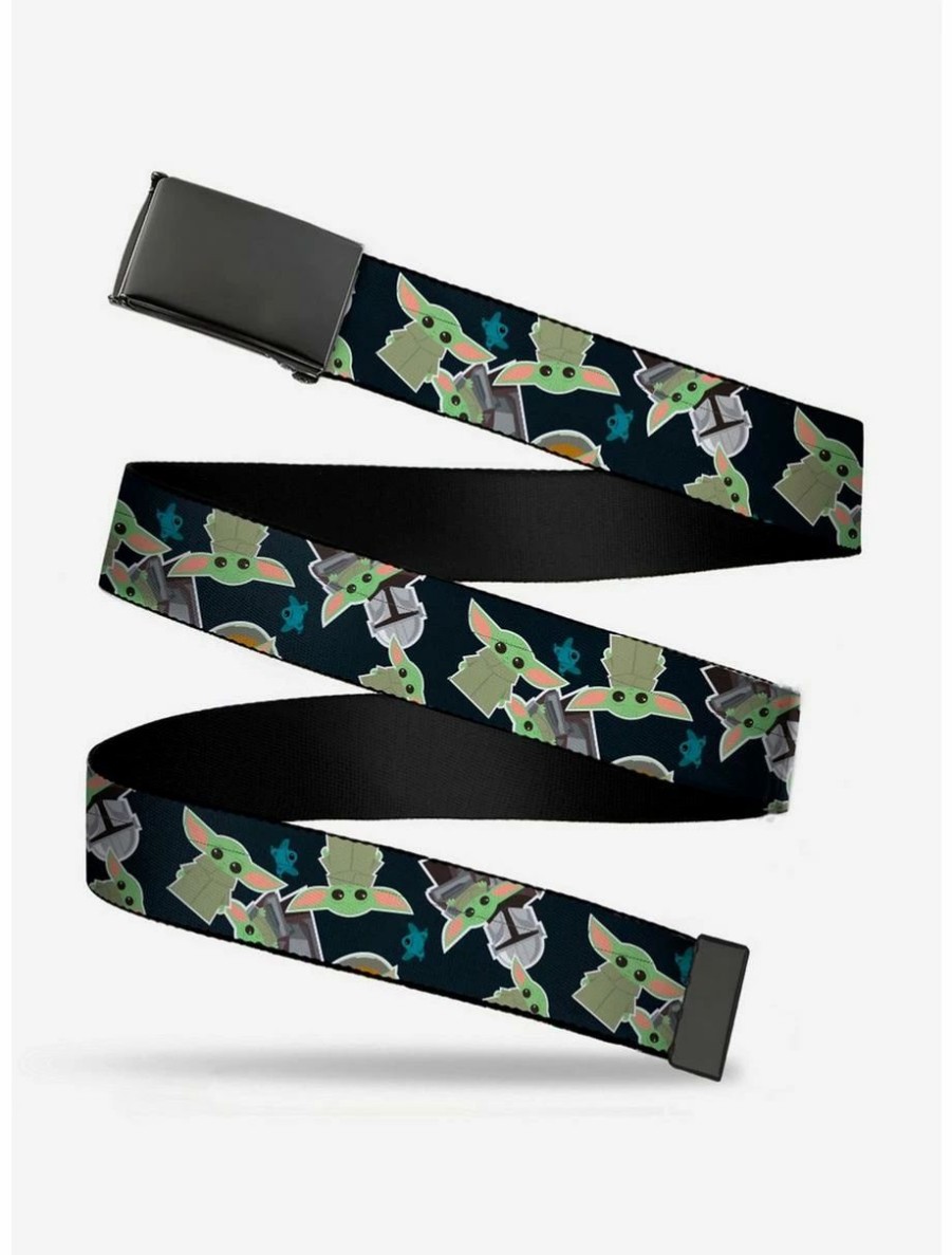 * Belts Star Wars The Mandalorian The Child And Frog Clamp Belt | Belts