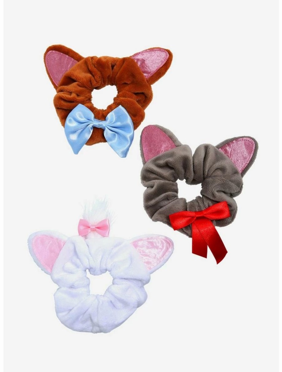 * Beauty Disney The Aristocats Marie, Toulouse, And Berlioz Scrunchy Set Boxlunch Exclusive | Beauty