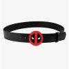 * Belts Marvel Deadpool Enamel Logo Belt | Belts