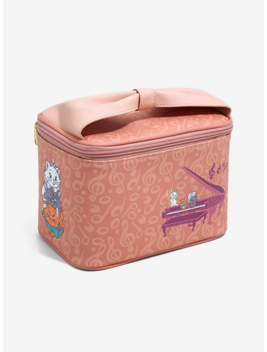 * Beauty Disney The Aristocats Kittens & Piano Cosmetic Train Case Boxlunch Exclusive | Beauty