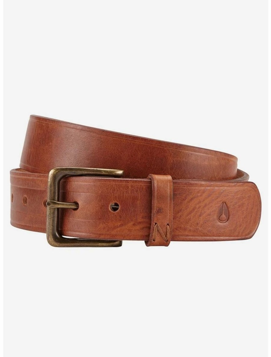 * Belts Nixon Dna Brown Belt | Belts