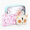 * Face Masks Inuyasha Sakura Flowers Cosmetic Bag Set Boxlunch Exclusive | Face Masks