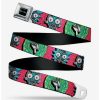 * Belts Rick And Morty Circuit Faces Portal Gun Youth Seatbelt Belt | Belts