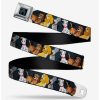 * Belts Disney Dogs Group Collage Paws Gray Black Youth Seatbelt Belt | Belts