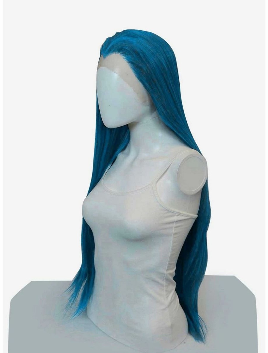 * Beauty Epic Cosplay Nemesis Teal Blue Mix Long Lace Front Wig | Beauty