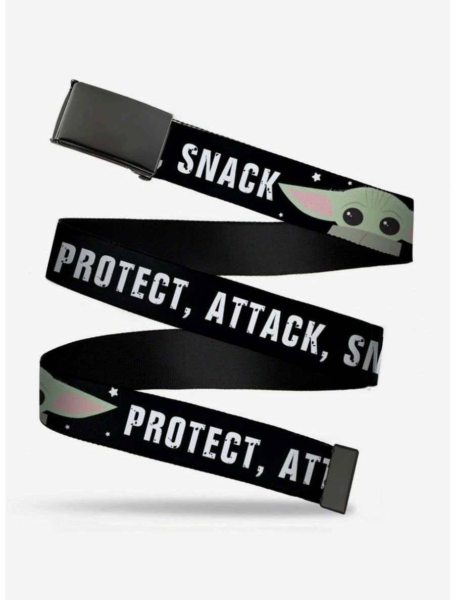 * Belts Star Wars The Child Chibi Protect Attack Snack Clamp Belt | Belts