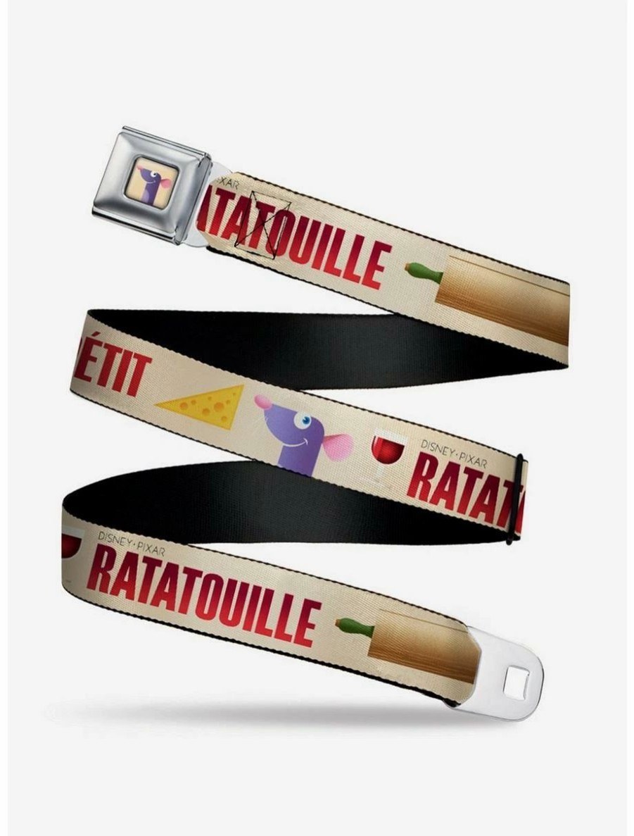 * Belts Disney Pixar Ratatouille Bon Appetit Remy Seatbelt Belt | Belts