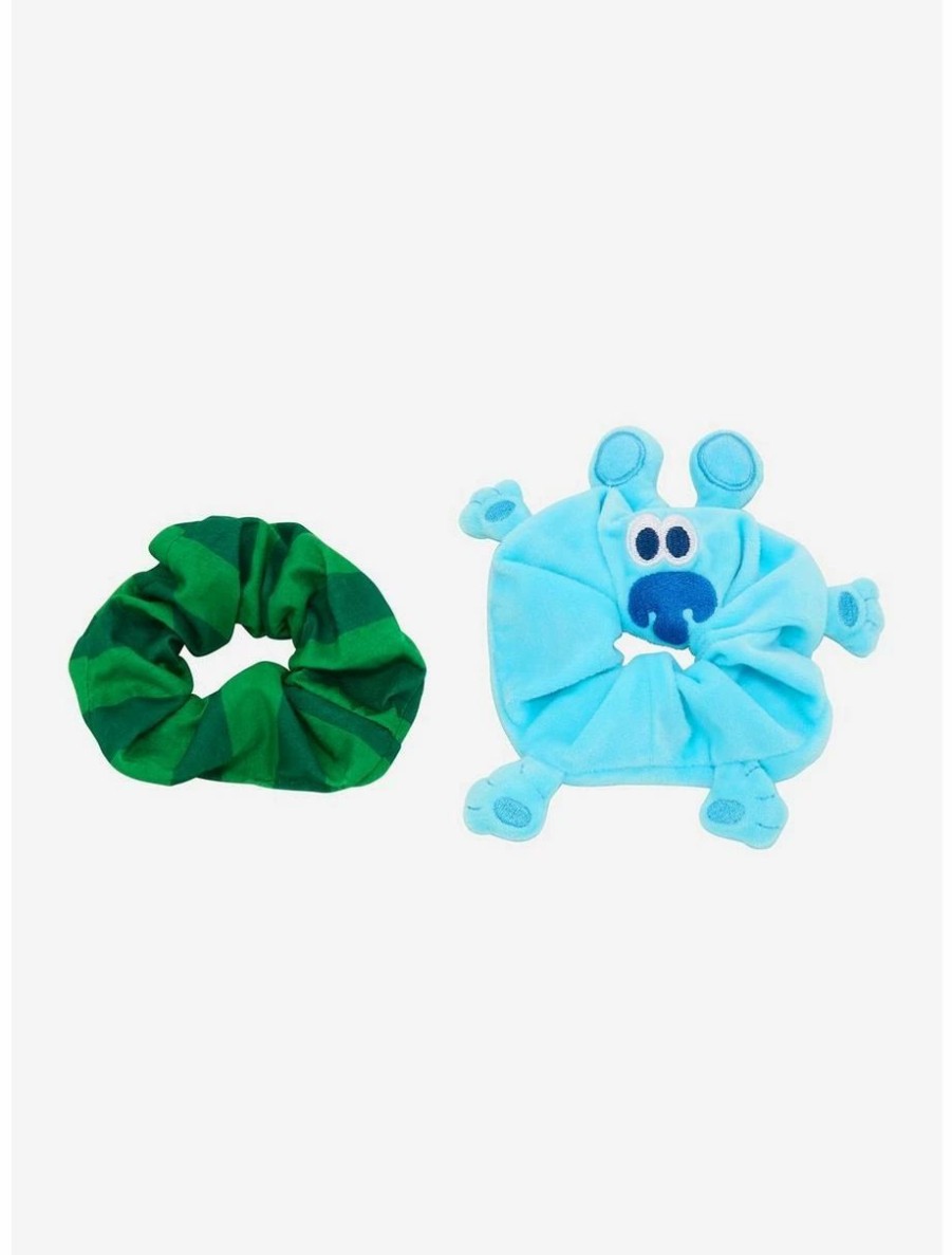 * Beauty Blue'S Clues Blue & Steve Figural Scrunchy Set Boxlunch Exclusive | Beauty