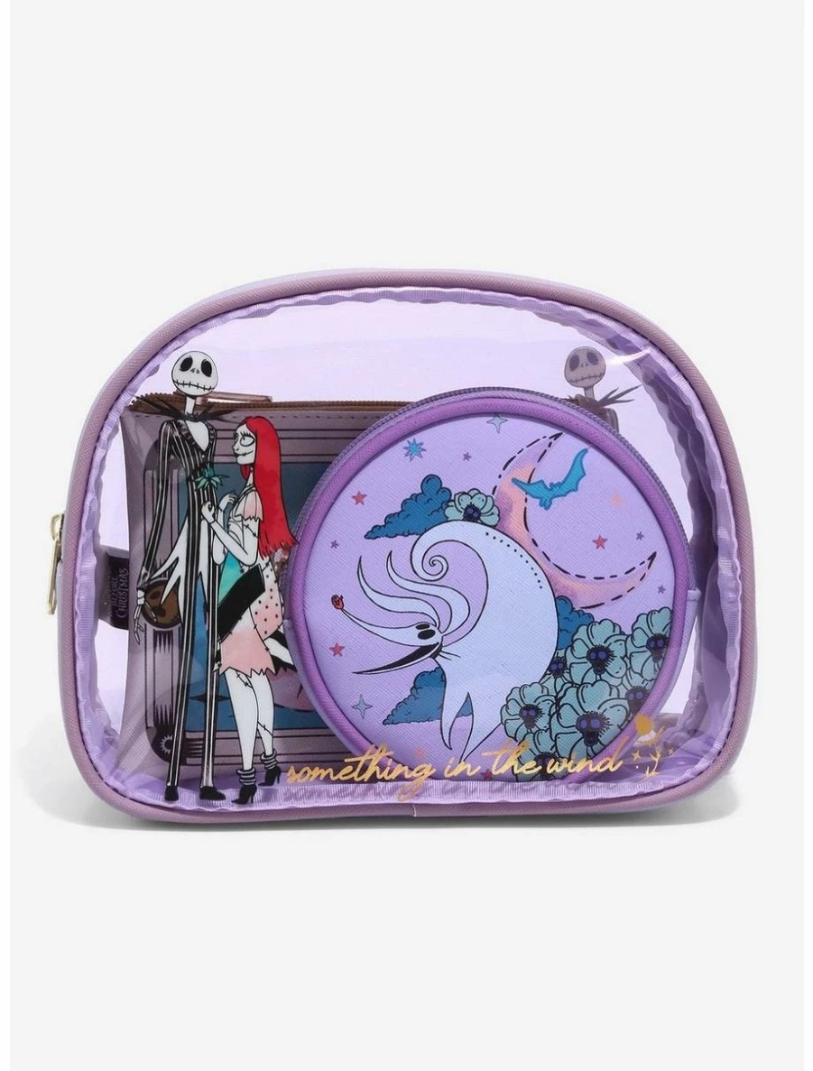 * Beauty Disney The Nightmare Before Christmas Something In The Wind Cosmetic Bag Set Boxlunch Exclusive | Beauty