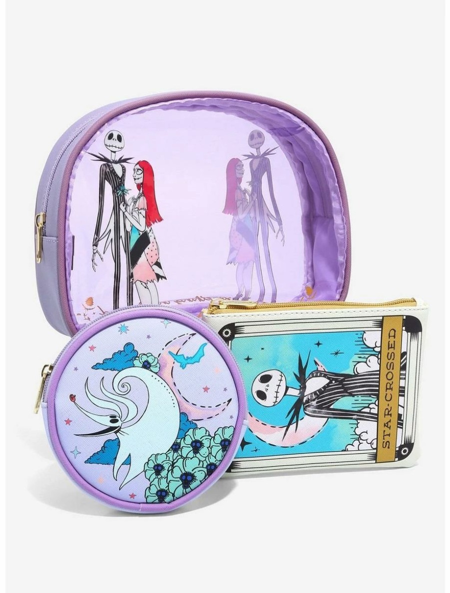 * Beauty Disney The Nightmare Before Christmas Something In The Wind Cosmetic Bag Set Boxlunch Exclusive | Beauty