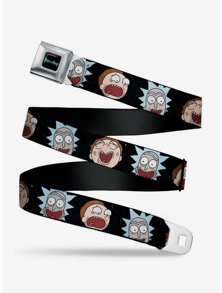 * Belts Rick And Morty Expressions In Space Seatbelt Belt | Belts