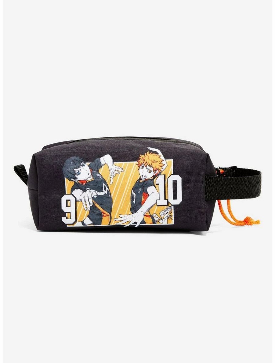 * Beauty Haikyu!! Tobio Kageyama & Shoyo Hinata Framed Portrait Toiletries Bag Boxlunch Exclusive | Beauty