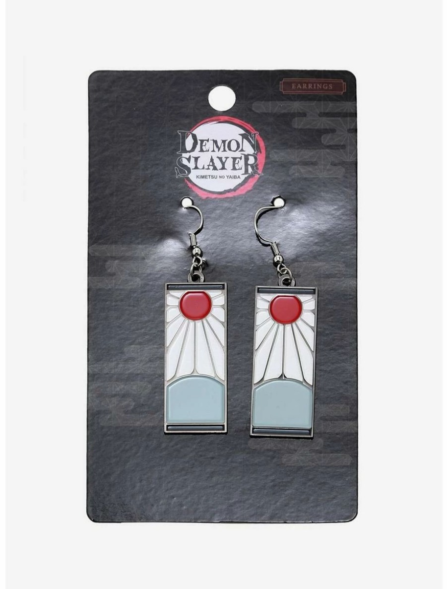 * Cosplay Demon Slayer: Kimetsu No Yaiba Hanafuda Replica Earrings | Cosplay