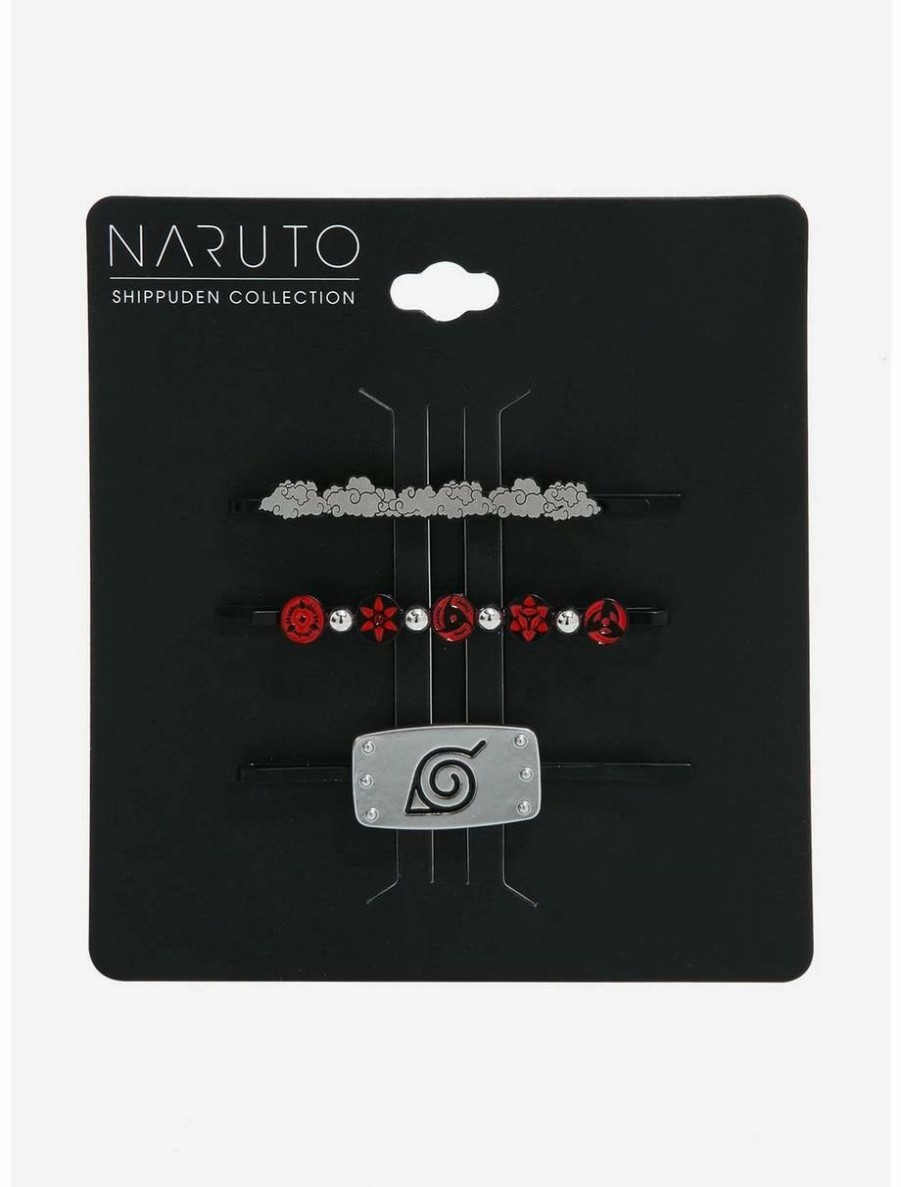 * Beauty Naruto Shippuden Icons Hair Clip Set Boxlunch Exclusive | Beauty