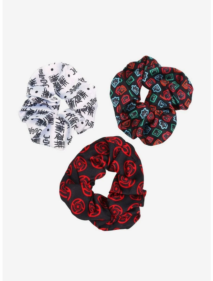 * Beauty Jujutsu Kaisen Logo Scrunchy Set Boxlunch Exclusive | Beauty