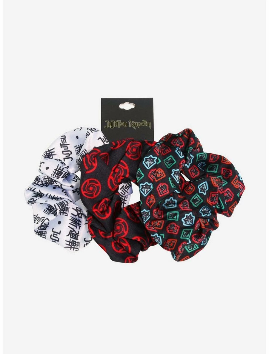 * Beauty Jujutsu Kaisen Logo Scrunchy Set Boxlunch Exclusive | Beauty