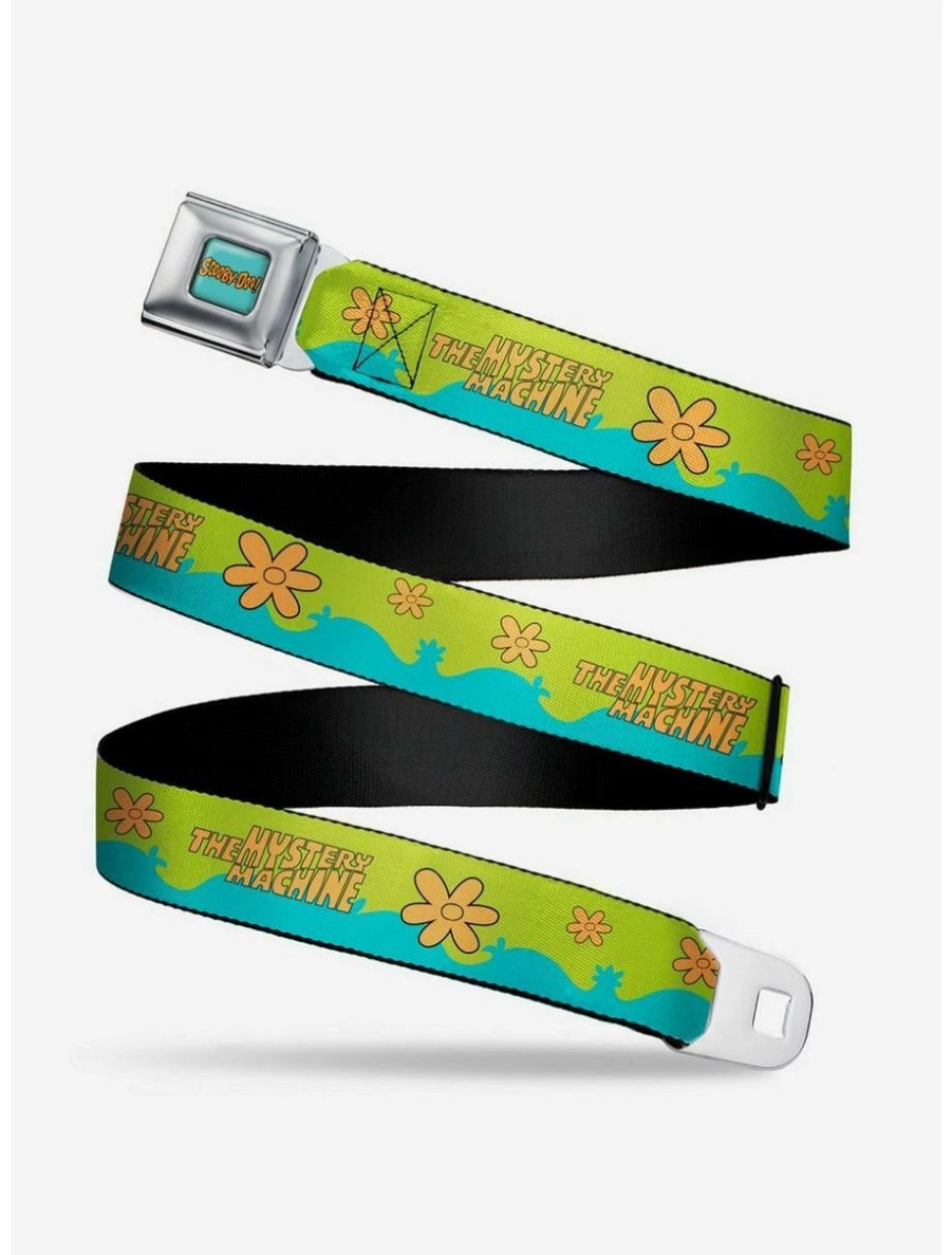 * Belts Scooby-Doo The Mystery Machine Paint Job Seatbelt Belt | Belts