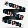 * Belts Disney Hocus Pocus Sanderson Sisters Group Pose Black Blues Seatbelt Belt | Belts