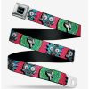 * Belts Rick And Morty Circuit Faces Portal Gun Seatbelt Belt | Belts