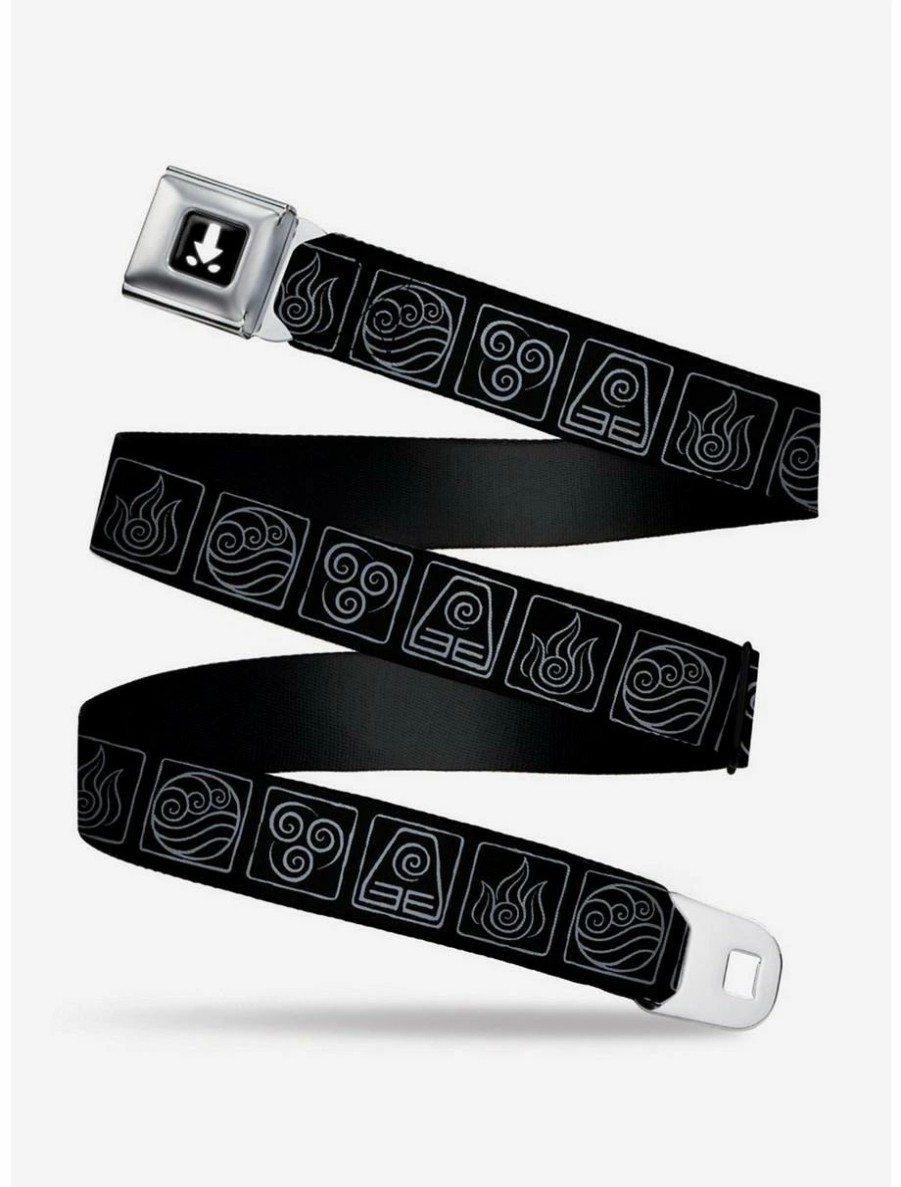 * Belts Avatar The Last Airbender Bending Elements Youth Seatbelt Belt | Belts