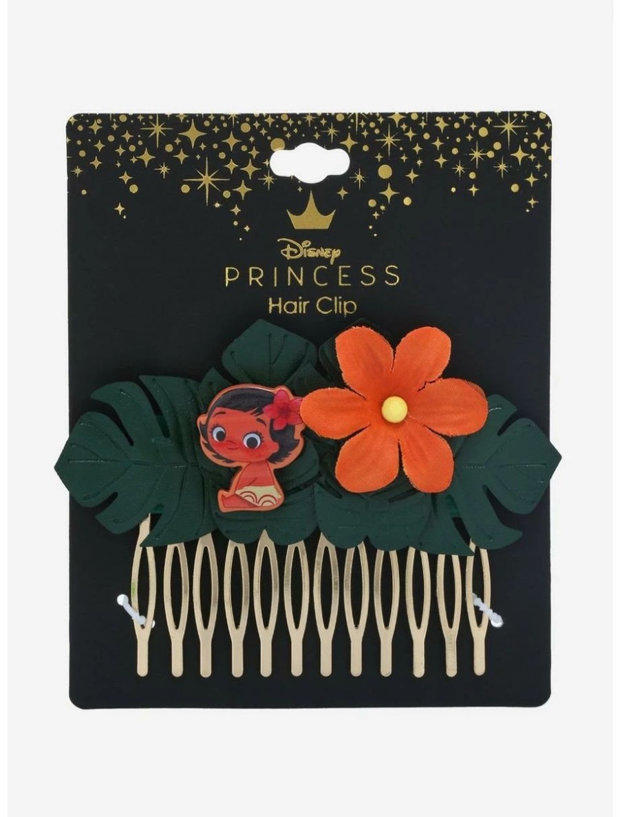 * Face Masks Disney Moana Monstera Leaf Hair Barrette Boxlunch Exclusive | Face Masks