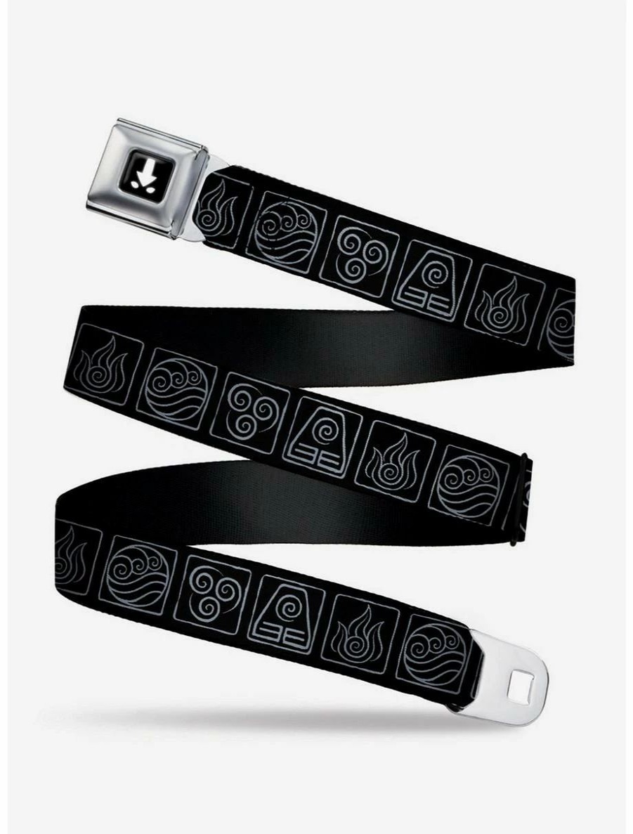 * Belts Avatar The Last Airbender Bending Elements Seatbelt Belt | Belts