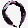 * Beauty Purple Tie-Dye Braid Chiffon Headband | Beauty