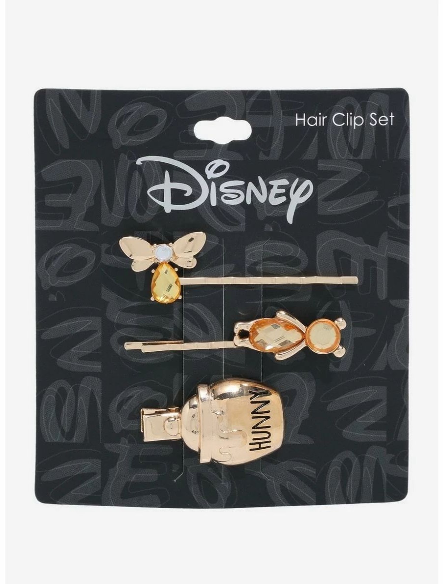 * Beauty Disney Winnie The Pooh Icons Hair Clip Set Boxlunch Exclusive | Beauty