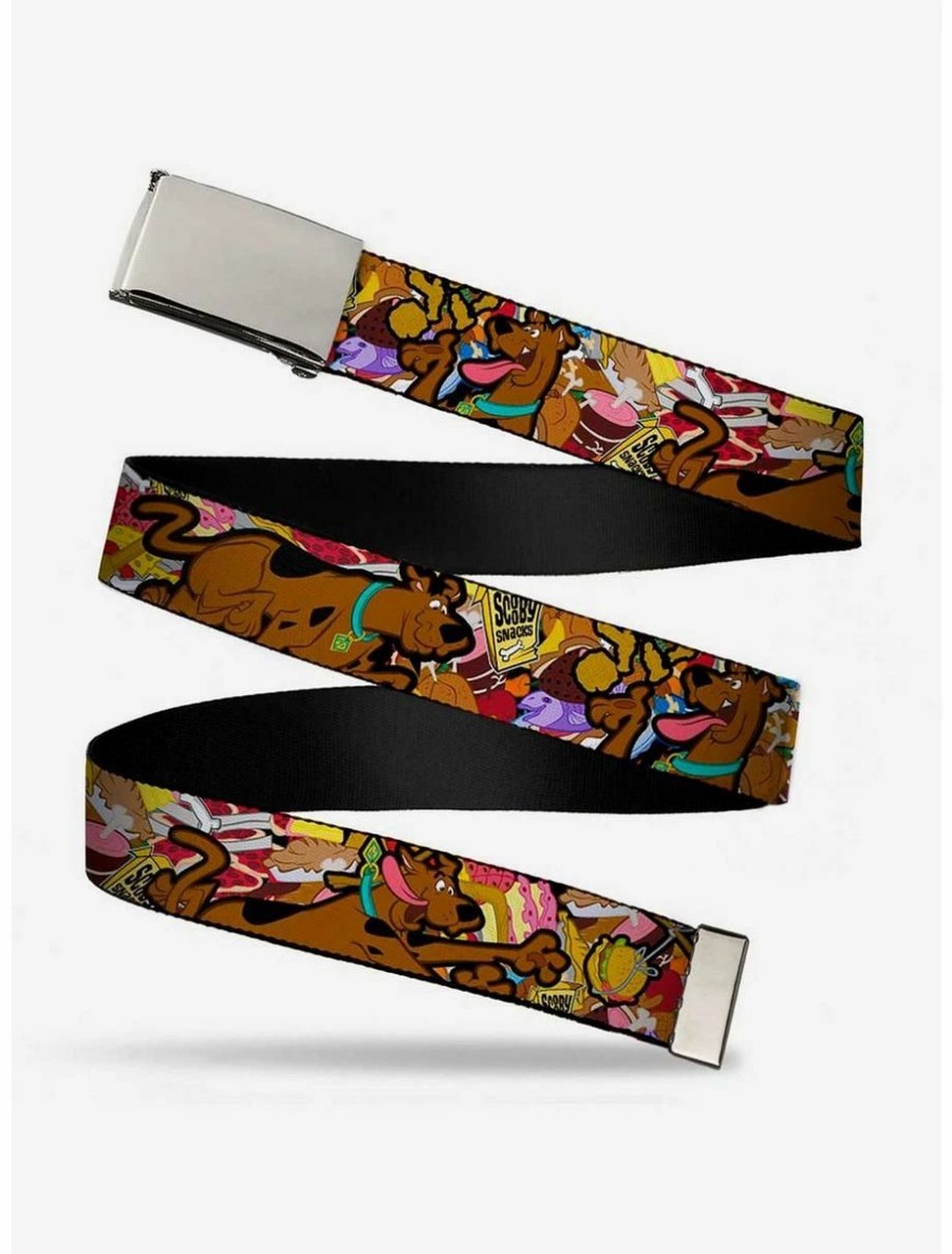 * Belts Scooby Doo Snacks Print Clamp Belt | Belts