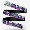 * Belts Disney Darkwing Duck 3 Poses White Youth Seatbelt Belt | Belts