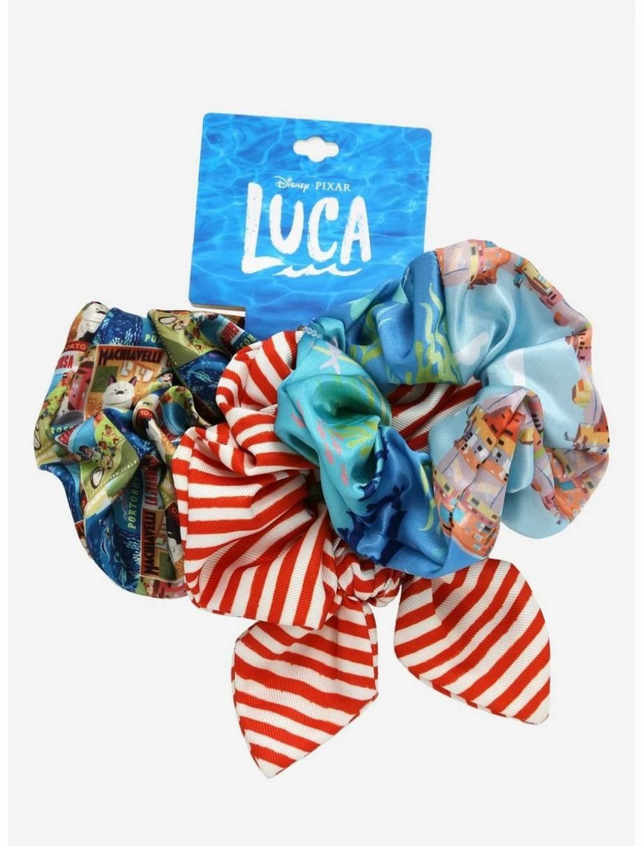 * Beauty Disney Pixar Luca Scenic Scrunchy Set Boxlunch Exclusive | Beauty