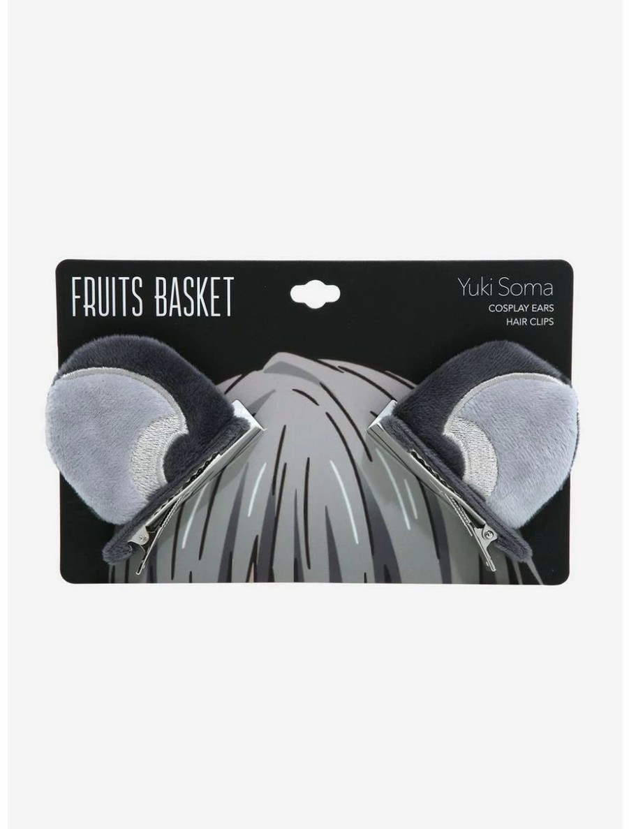 * Face Masks Fruits Basket Yuki Soma Ears Hair Clip Set Boxlunch Exclusive | Face Masks