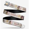 * Belts Disney Pocahontas And Meeko Compass Seatbelt Belt | Belts