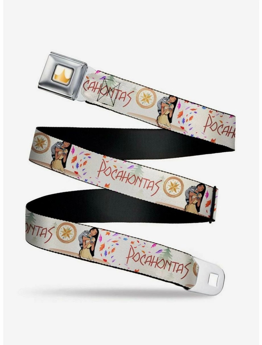 * Belts Disney Pocahontas And Meeko Compass Seatbelt Belt | Belts