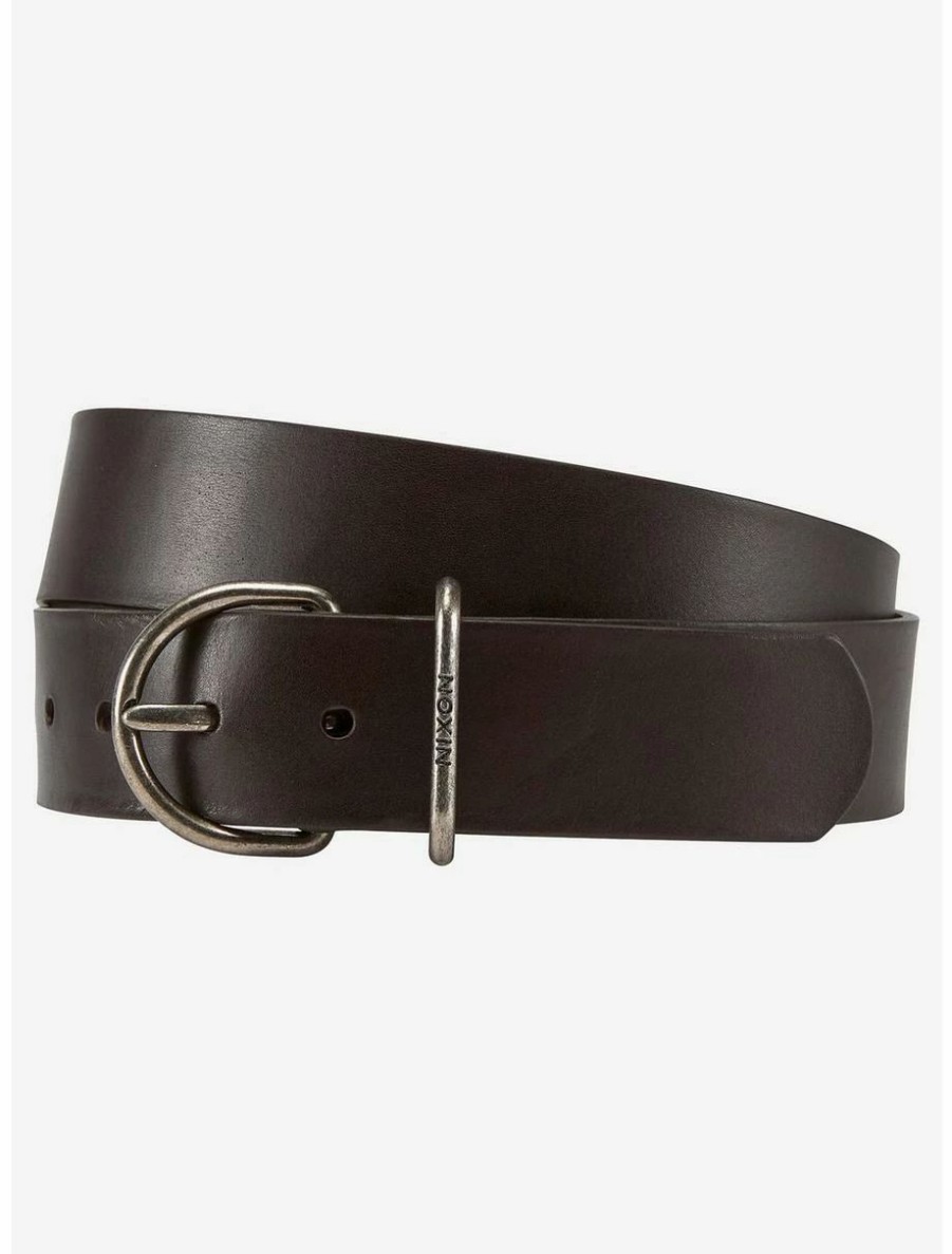 * Belts Nixon Steele Dark Brown Belt | Belts