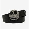 * Belts Nightmare Before Christmas Jack Rhinestone Vegan Leather Waist Belt | Belts