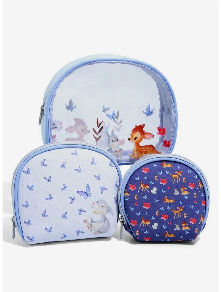 * Beauty Disney Bambi Watercolor Cosmetic Bag Set Boxlunch Exclusive | Beauty