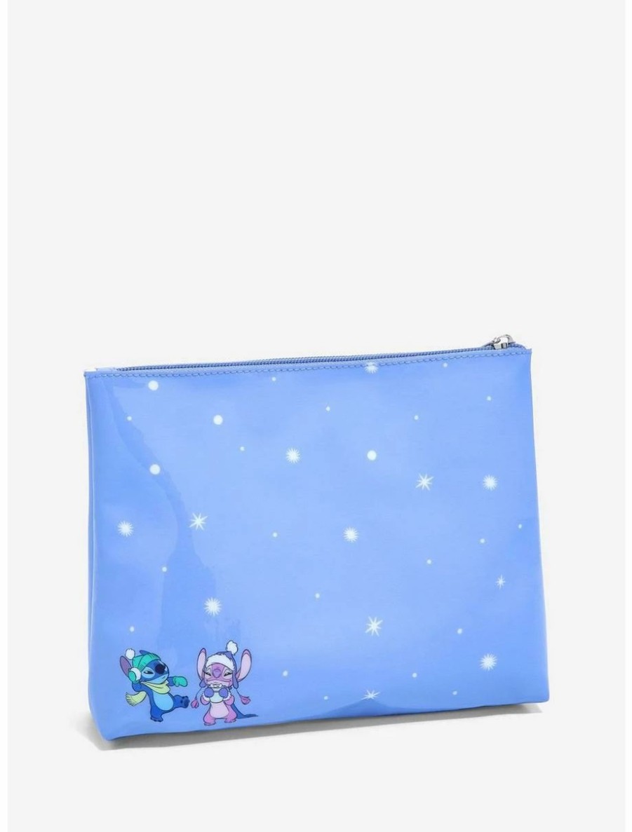 * Beauty Disney Lilo & Stitch Stitch & Angel Winter Cosmetic Bag Boxlunch Exclusive | Beauty