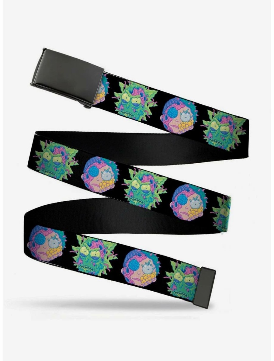 * Belts Rick And Morty Cell Faces Clamp Belt | Belts