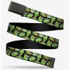 * Belts Rick And Morty Portal Toss Print Clamp Belt | Belts