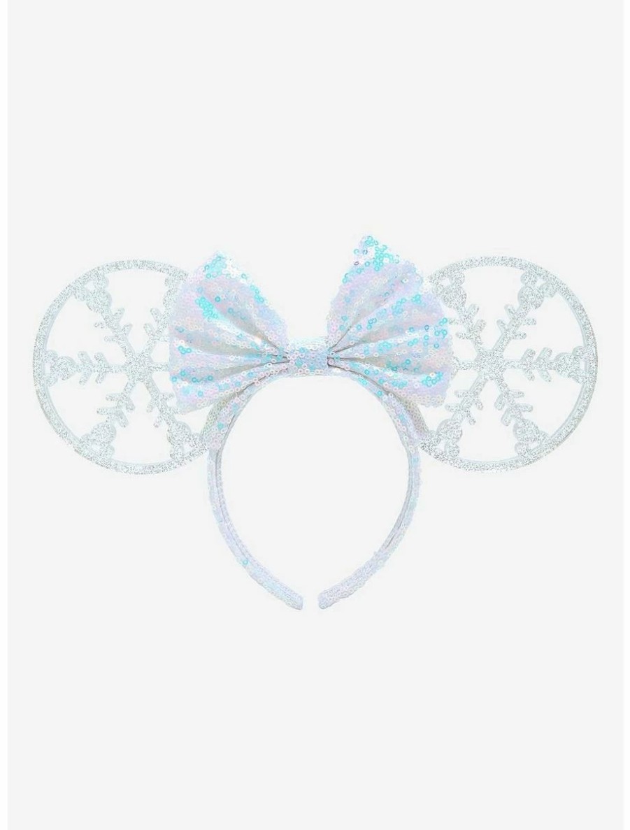 * Beauty Disney Snowflake Minnie Mouse Ears Boxlunch Exclusive | Beauty