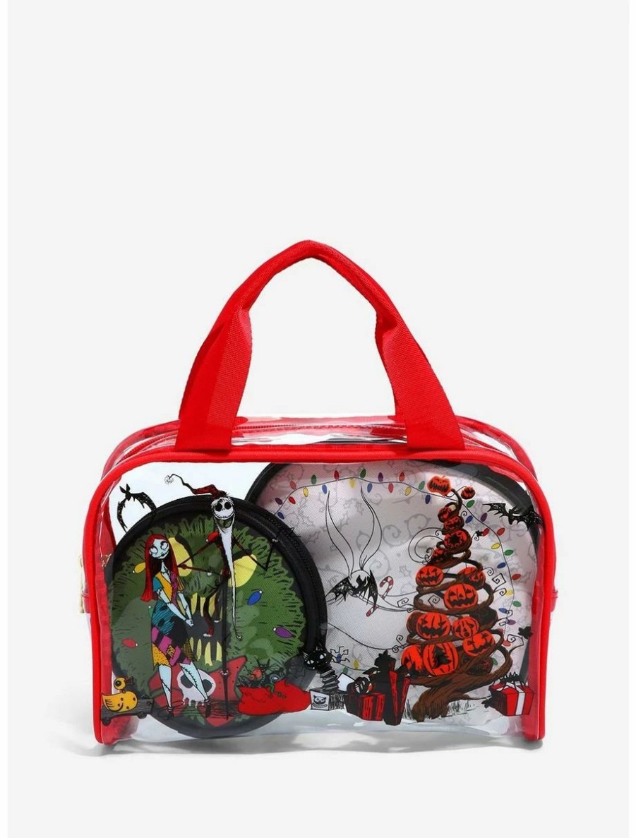 * Beauty Disney The Nightmare Before Christmas Cosmetic Bag Set Boxlunch Exclusive | Beauty