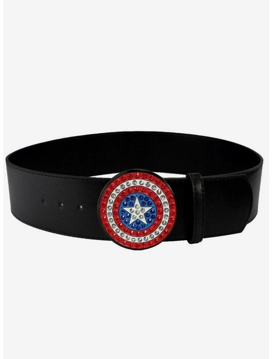 * Belts Marvel Comics Captain America Shield Belt | Belts