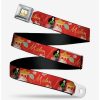 * Belts Disney Mulan Gazebo Flowers Seatbelt Belt | Belts