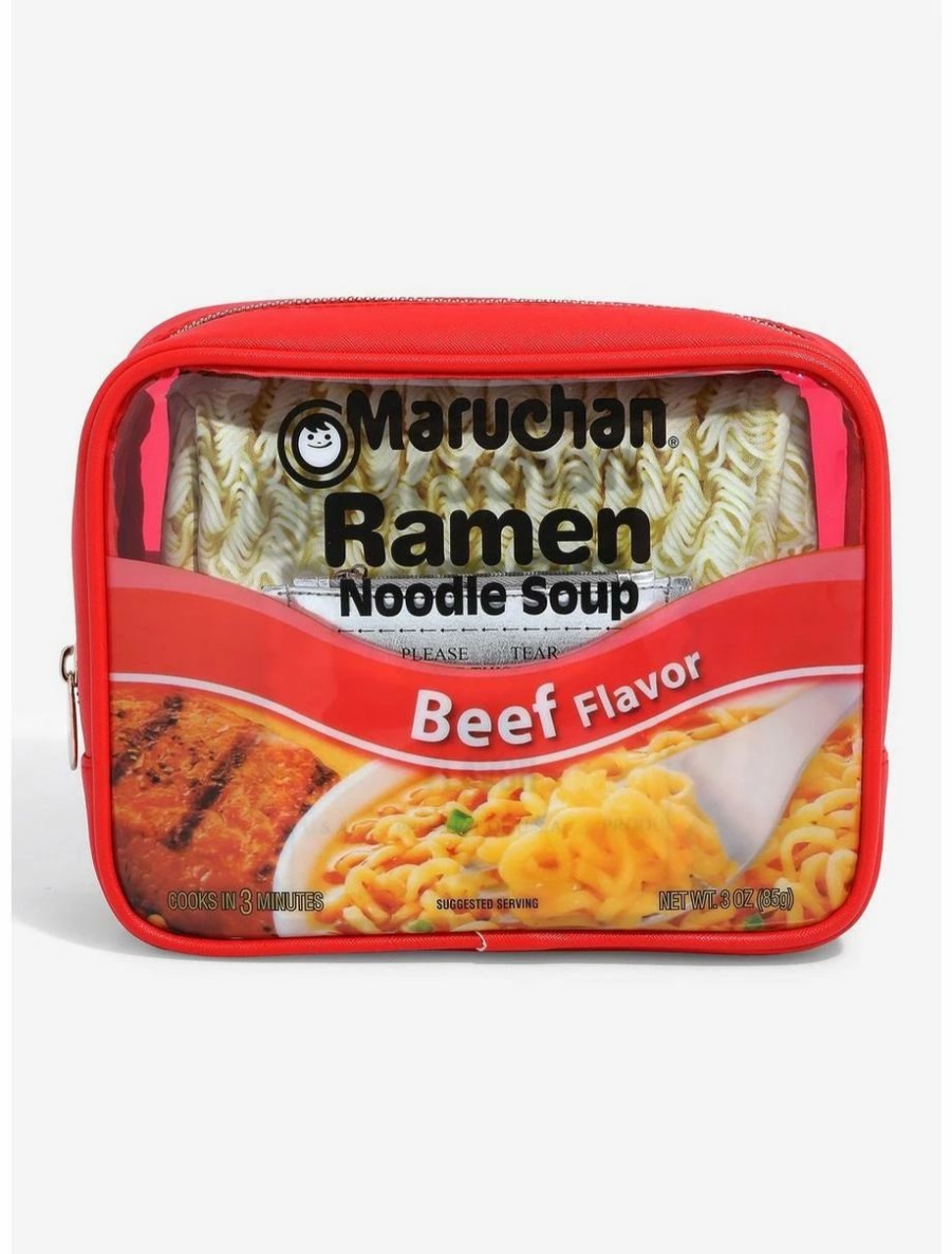 * Beauty Maruchan Beef Ramen Noodle Soup Cosmetic Bag Set | Beauty