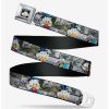 * Belts Disney Ducktales Scrooge Mcduck Poses Comic Strip Scenes Seatbelt Belt | Belts